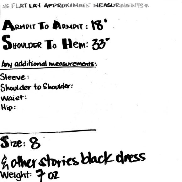 & Other Stories Black Choker Collar Mini Shift Dress Cut Out Collar Sz 8 - Picture 10 of 10